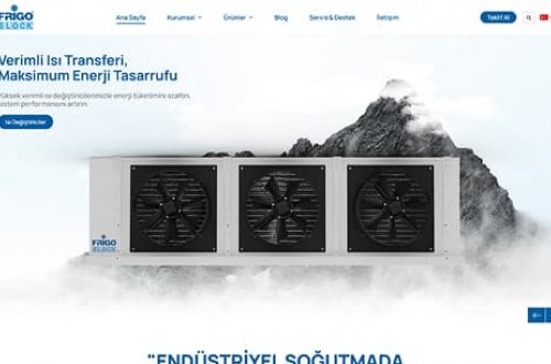 Frigoblock – Endüstriyel Soğutma Web Tasarım